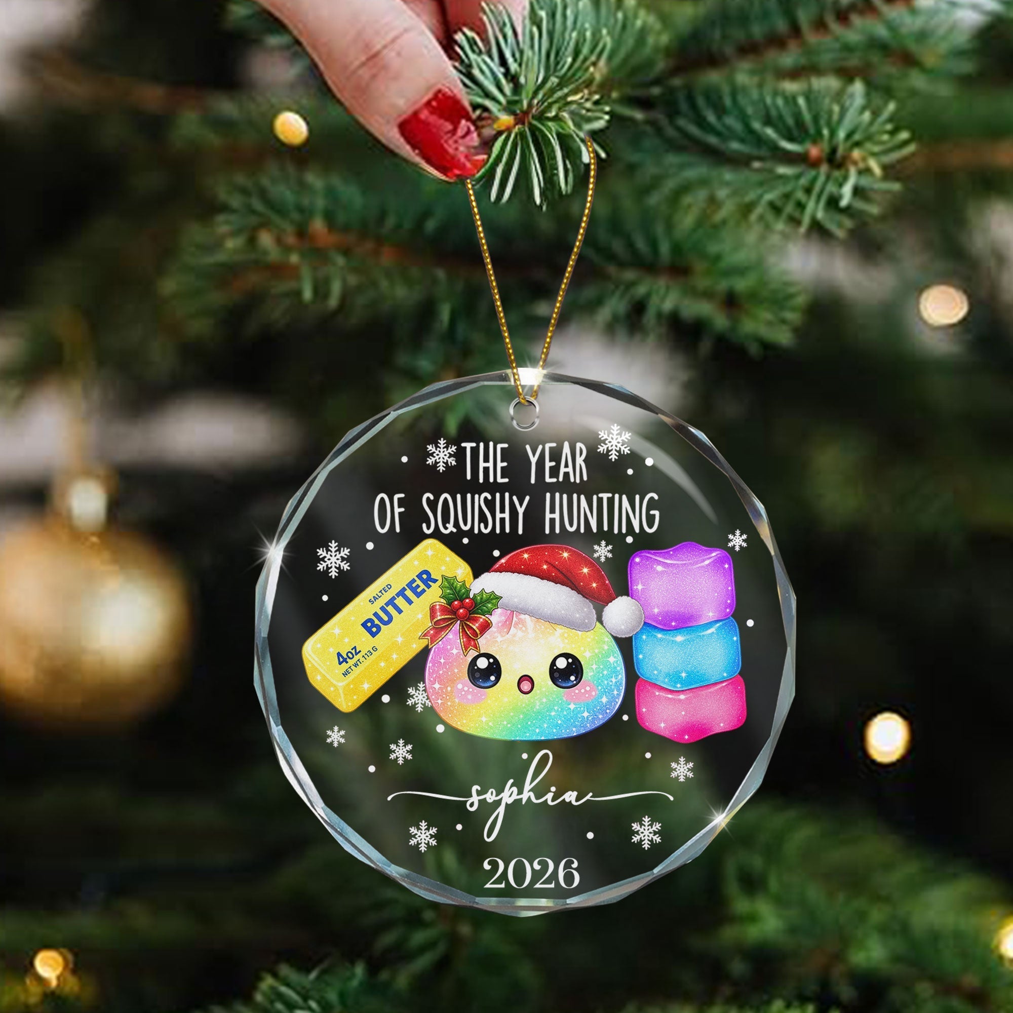 The_Year_Of_Squishy_Hunting_Christmas_Gift_For_Squishy_Hunter_Personalized_Ornament_4