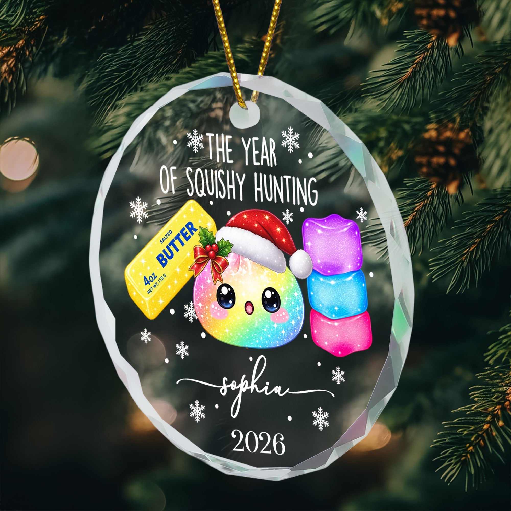 The_Year_Of_Squishy_Hunting_Christmas_Gift_For_Squishy_Hunter_Personalized_Ornament_5