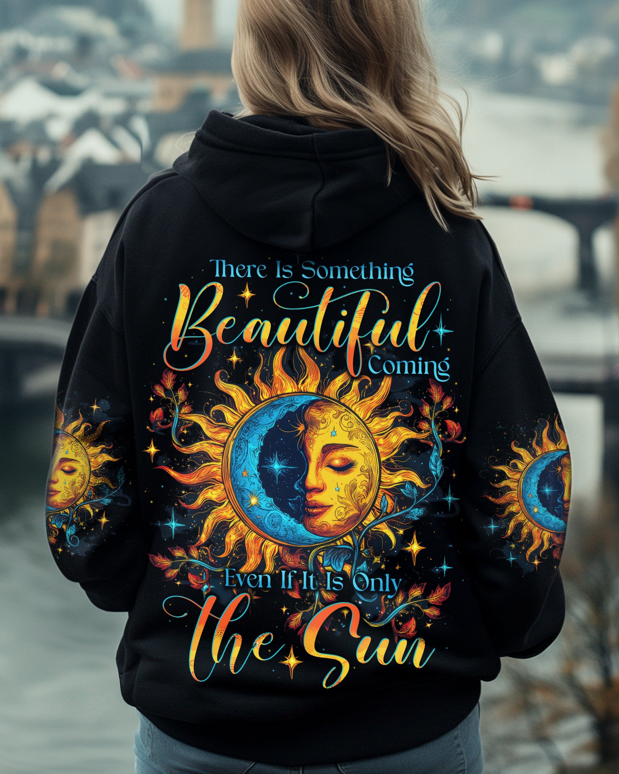 There Is Something Beautiful Coming Sun and Moon Face Graphic AOP Shirts _5_ ImIPY