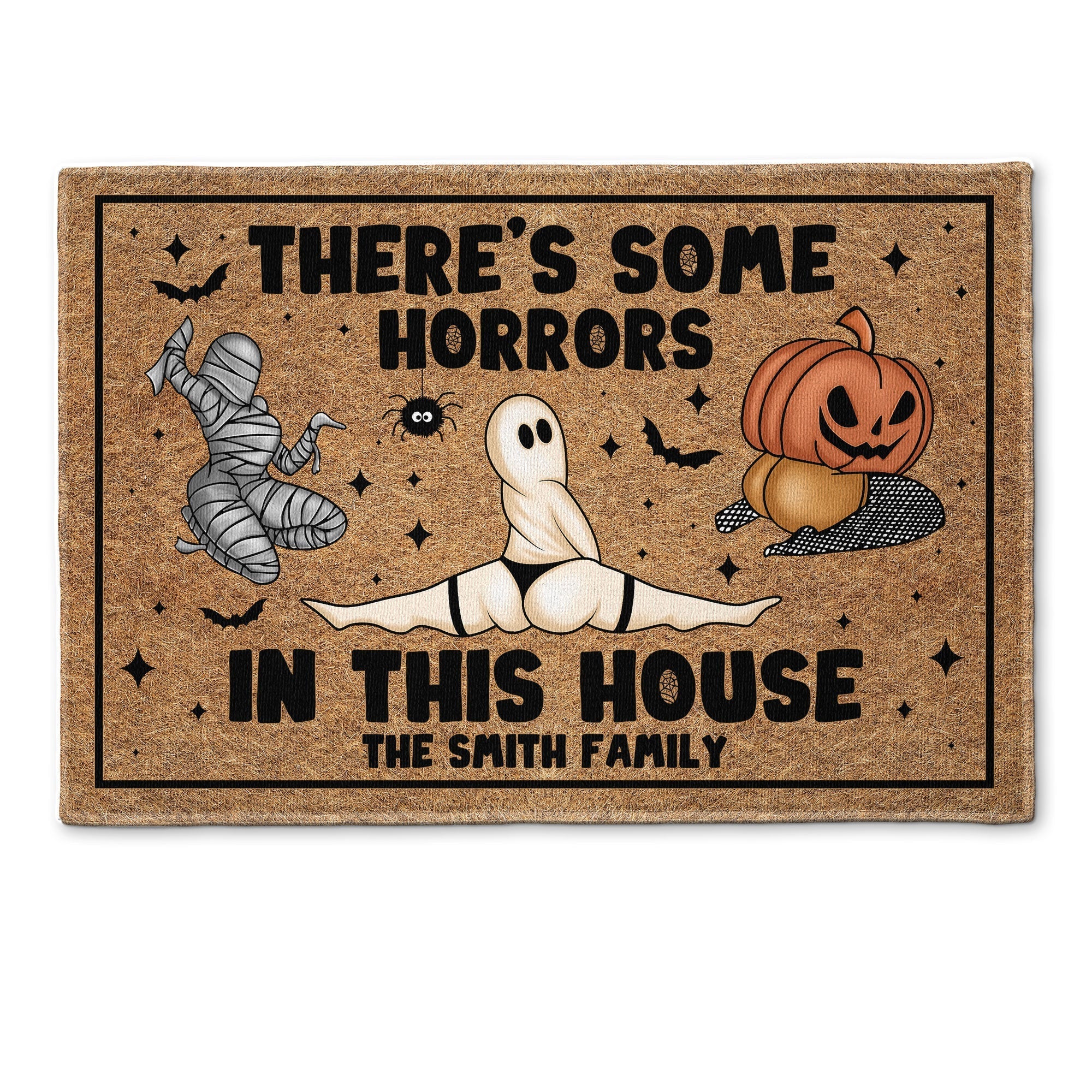 There_S Some Horrors In This House Personalized Doormat2_90da1c20 3d45 448f 9b59 d4410a5eeb1a