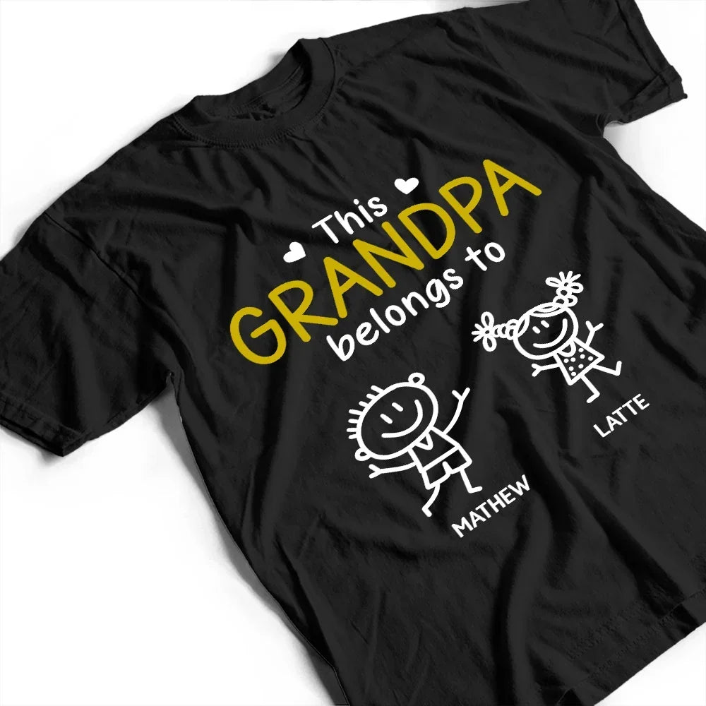 ThisGrandpaBelongsToKidStickFigures PersonalizedTShirt TG042 CLA1439 mockup3_80cba095 2bd0 4d42 bf42 834f712428d3
