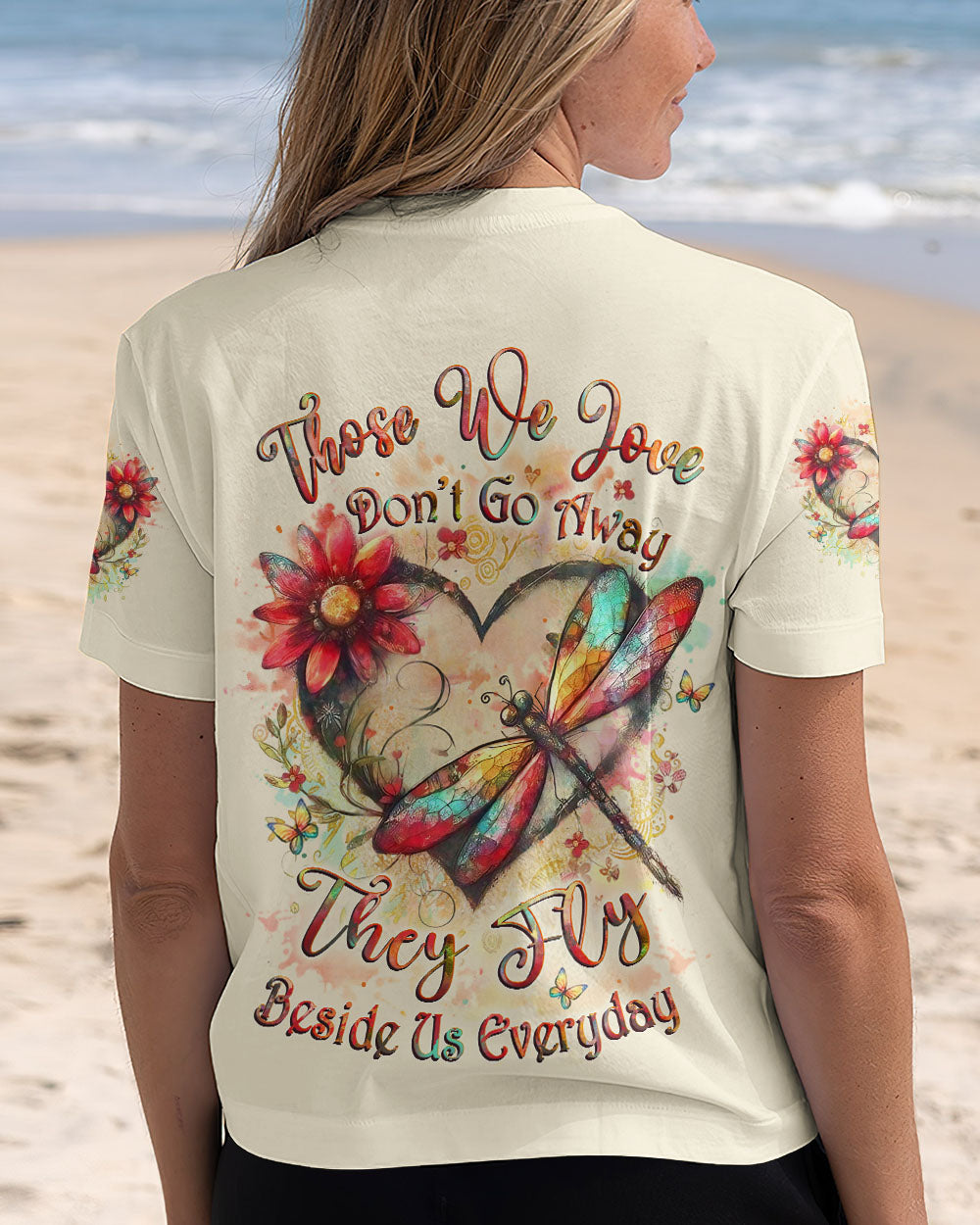 Those We Love Dont Go Away They Fly Beside Us Everyday Dragonfly Heart AOP Shirts _13_ TrVxj