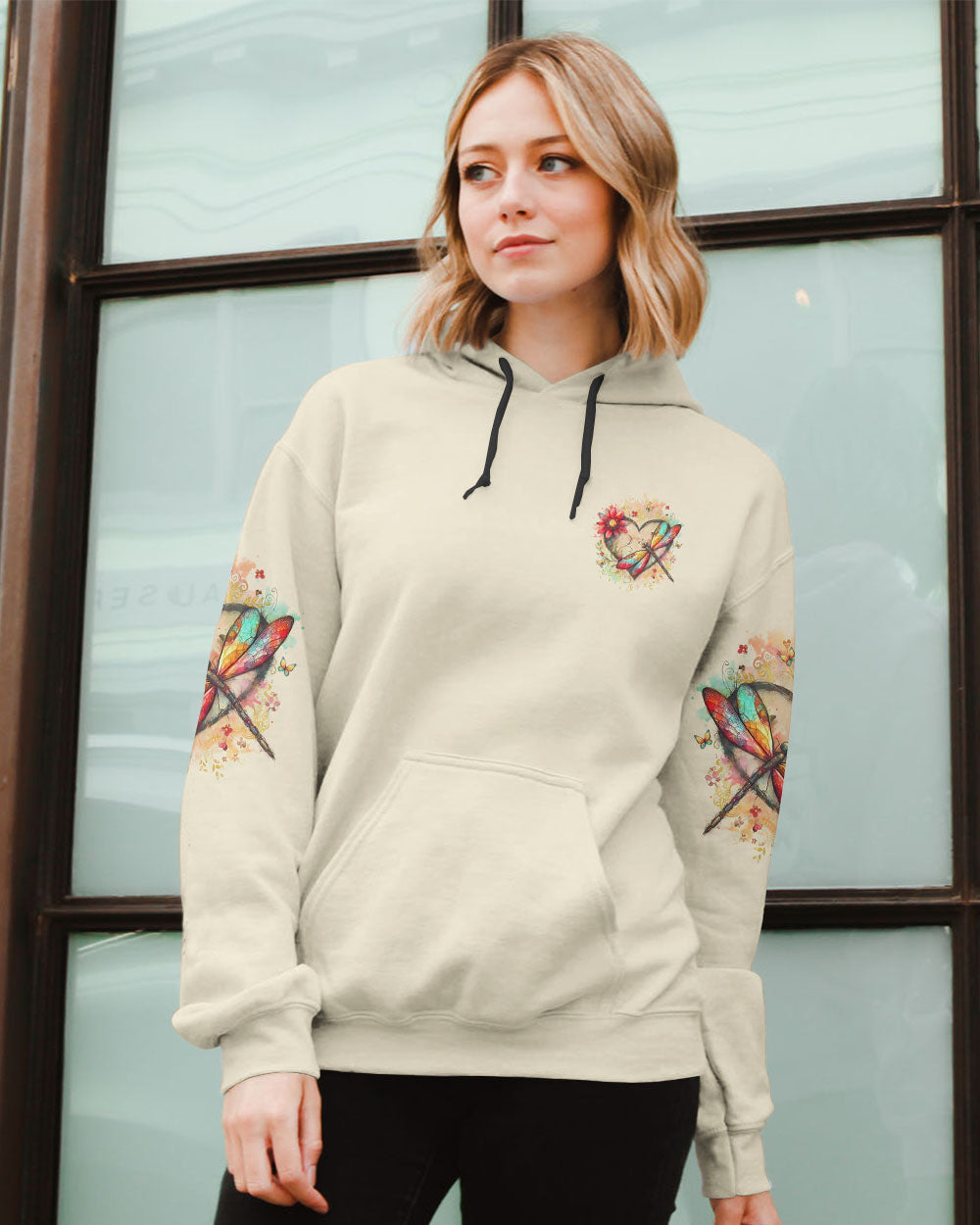 Those We Love Dont Go Away They Fly Beside Us Everyday Dragonfly Heart AOP Shirts _14_ FDQqB