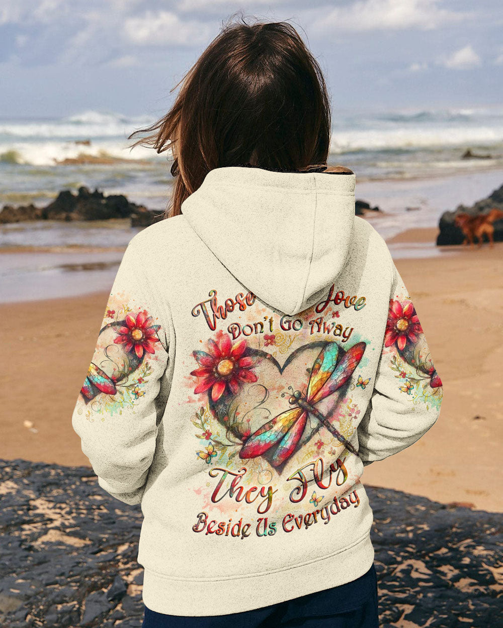 Those We Love Dont Go Away They Fly Beside Us Everyday Dragonfly Heart AOP Shirts _9_ ZTsVr