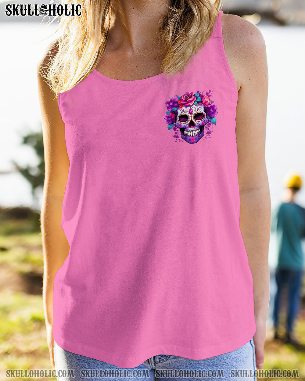 Tired of Bullshit Bitch in Me Came Out Floral Skull Attitude Graphic Pullover AOP Shirts _4_ JCuag