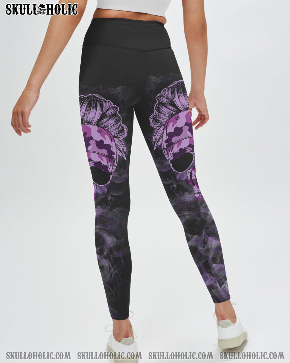 To that B with my name In Her Mouth Sassy Skull Purple Camo Attitude for Women AOP Shirts _2_ fi6hj