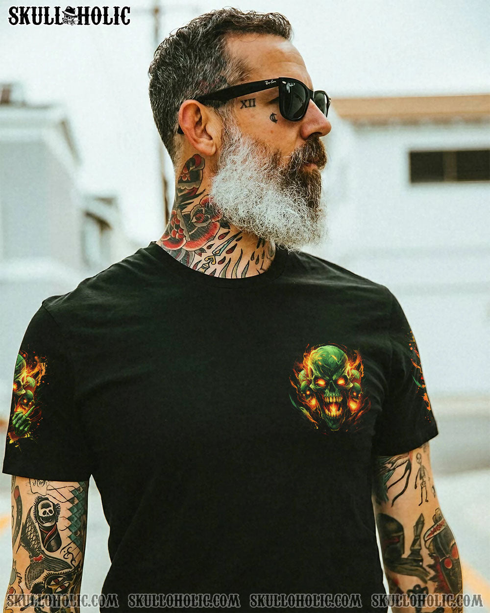 Warning I_E2_80_99m an Asshole If You Don_E2_80_99t Want Your Feelings Hurt Back Off Back Off Skull AOP Shirts _17_ J2HyP