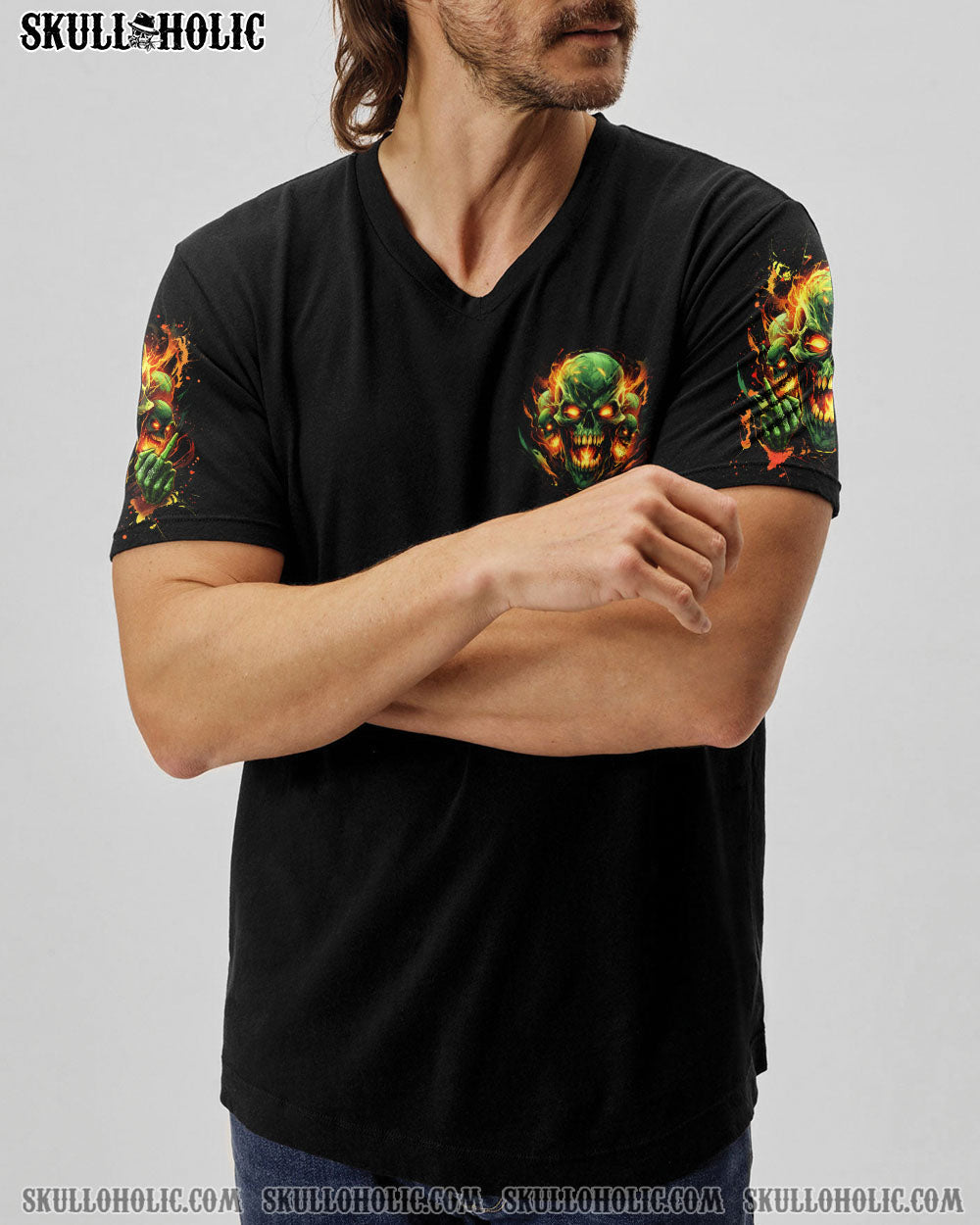 Warning I_E2_80_99m an Asshole If You Don_E2_80_99t Want Your Feelings Hurt Back Off Back Off Skull AOP Shirts _2_ NGZyp