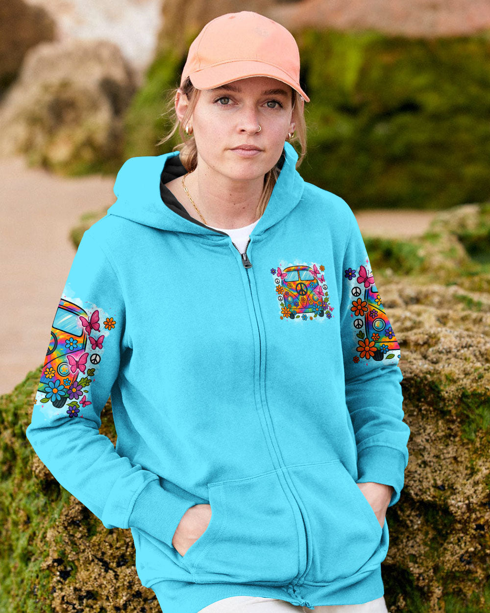 Well I_E2_80_99m Older Now But I_E2_80_99m Still Runnin_E2_80_99 Against the Wind Retro Hippie Van Graphic Tee AOP Shirts _11_ lnQGm