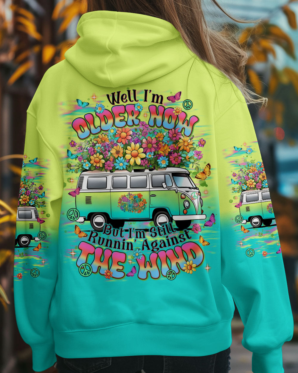 Well I_E2_80_99m Older Now But I_E2_80_99m Still Runnin_E2_80_99 Against the Wind Retro Van and Flower Power AOP Shirts _8_ 9BZh7