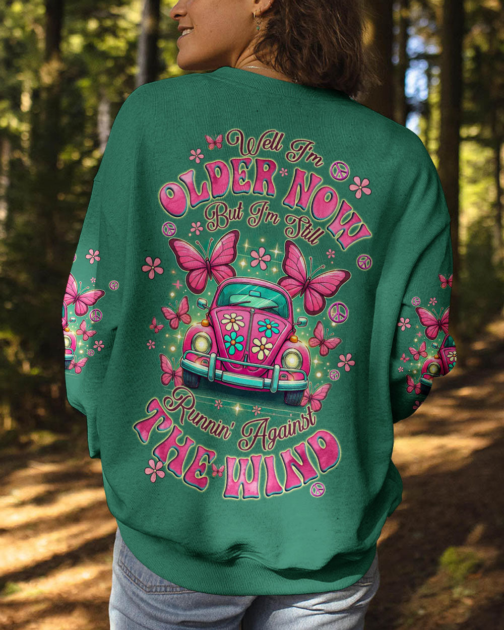 Well I_E2_80_99m Older Now But I_E2_80_99m Still Runnin_E2_80_99 Against the Wind Vintage VW Car Graphic AOP Shirts _10_ id85x