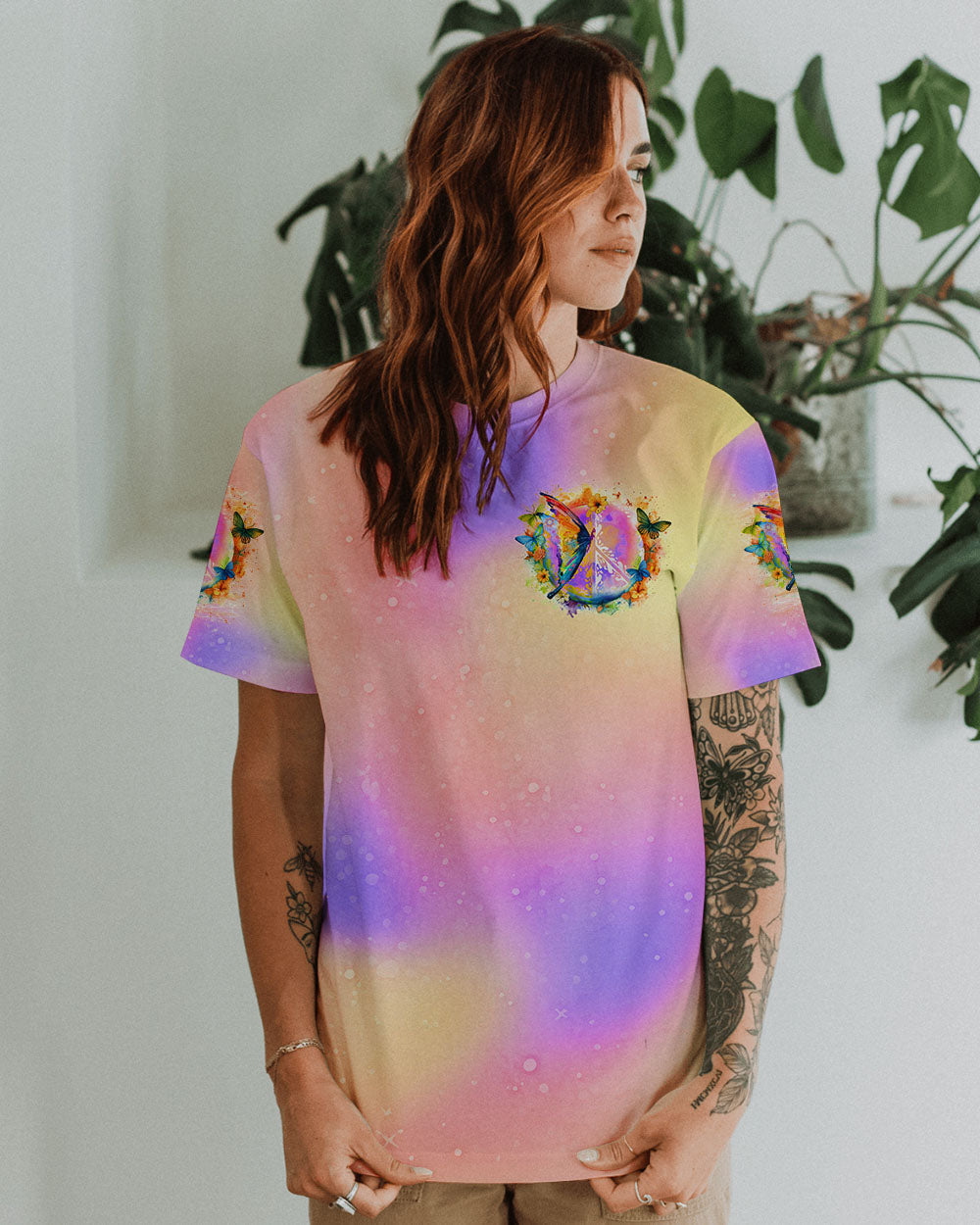 When Butterflies Appear Angels Are Near Memorial Butterfly AOP Shirts _10_ 0vQBg