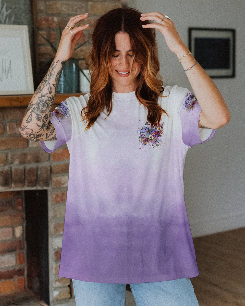 Whisper Words of Wisdom Let It Be Inspirational Music Dragonfly AOP Shirts _10_ WhgG7