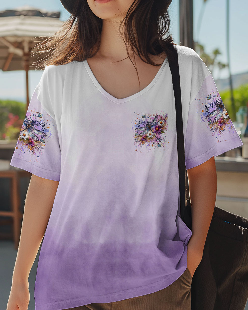 Whisper Words of Wisdom Let It Be Inspirational Music Dragonfly AOP Shirts _12_ xUFCd