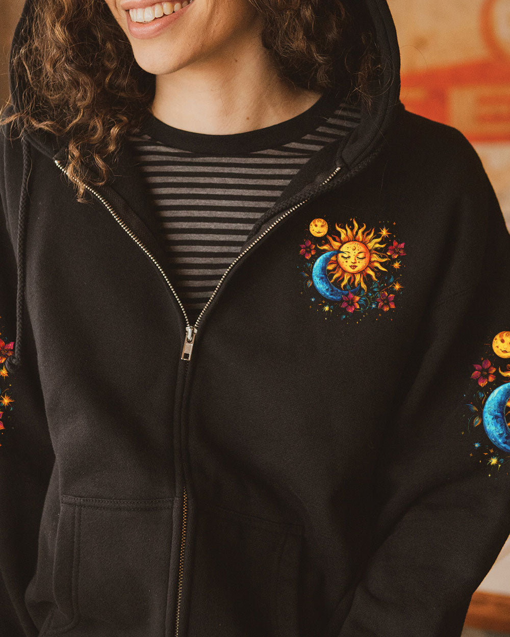 Whisper Words of Wisdom Let It Be Sun and Moon Boho Celestial AOP Shirts _4_ m6cev