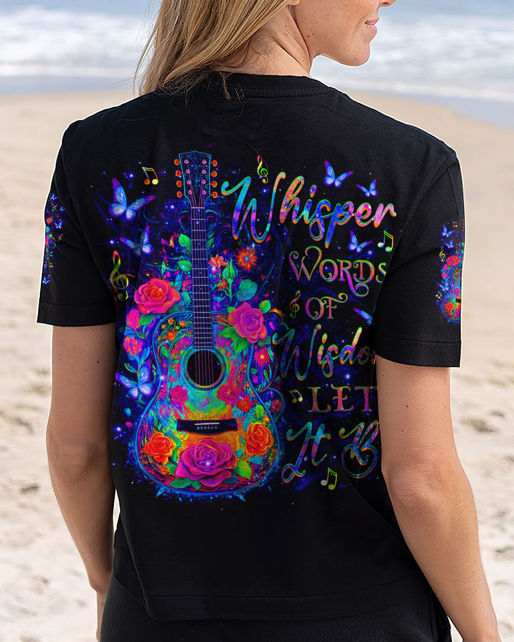 Whisper Words of Wisdom _E2_80_93 Let It Be Colorful Guitar Musical Tee AOP Shirts _5_ nQK3Z
