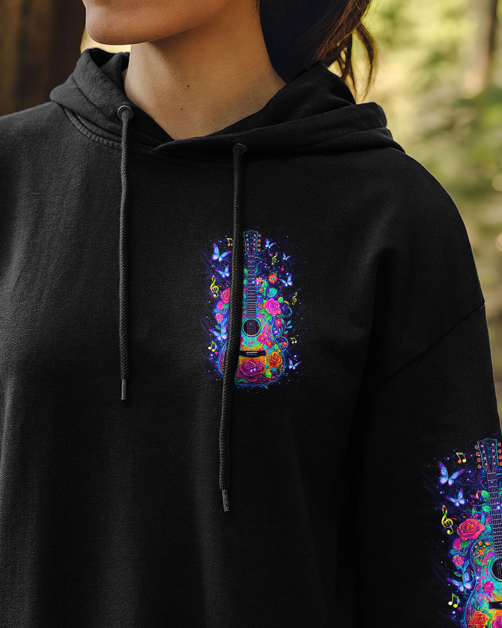 Whisper Words of Wisdom _E2_80_93 Let It Be Colorful Guitar Musical Tee AOP Shirts _6_ xznzL