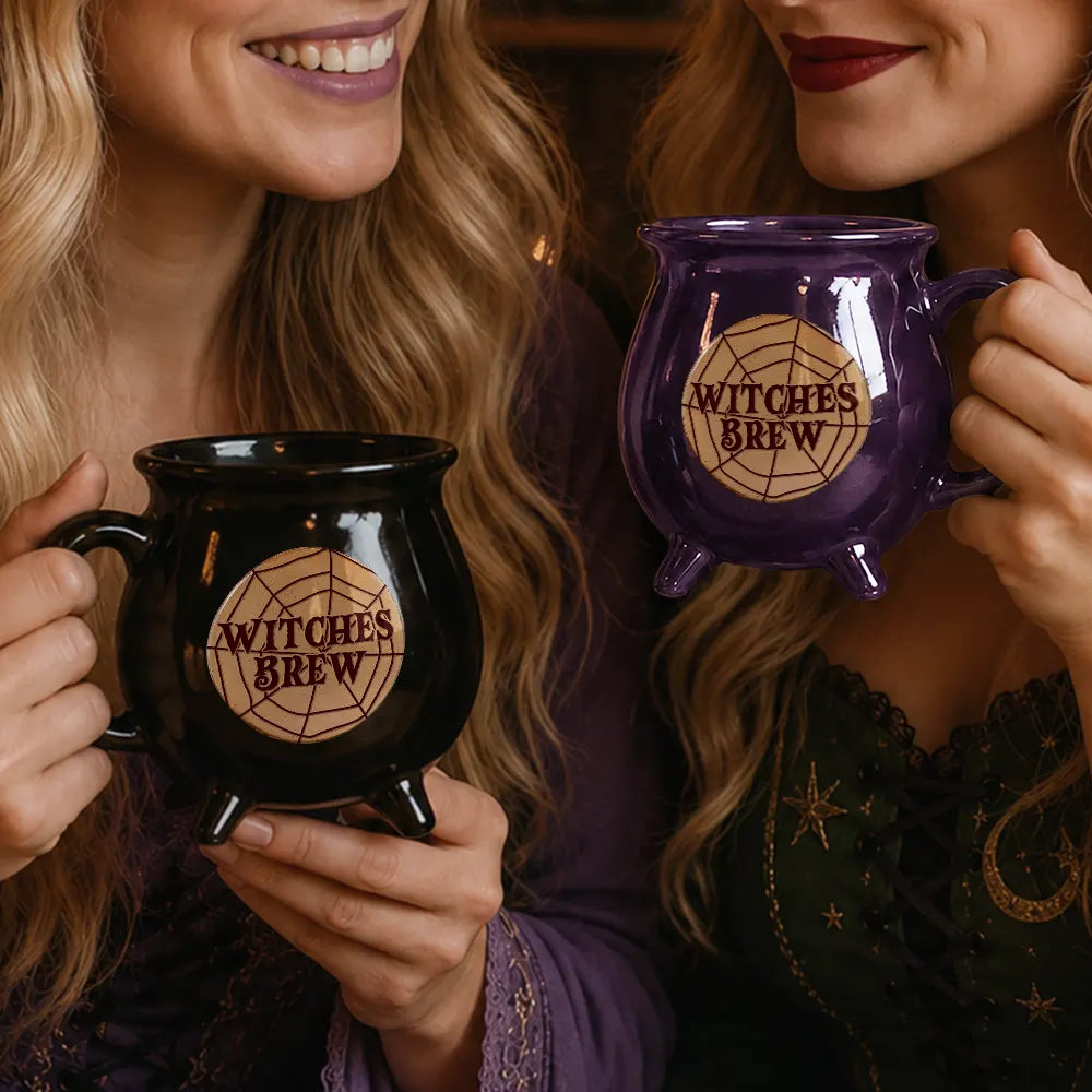 WitchesBrewHalloweenStyle PersonalizedCauldronMug AN051 CIN4772 Web5
