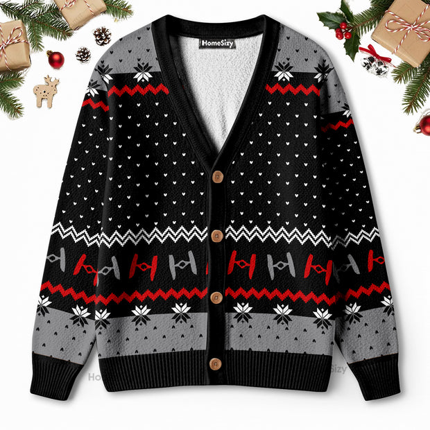 Stwa Boba Fett Darth Vader - Chirstmas Gift For Fans - 3D Ugly Christmas Cardigan QT5090501