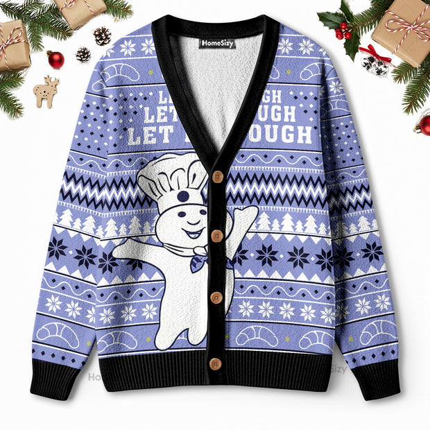 Let It Dough Ugly Christmas Cardigan QT211188Hj