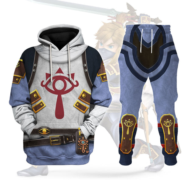 Sheik Attire The Legend of LOZD Cosplay Costume - Hoodie Set ZDHS11 HSZD005