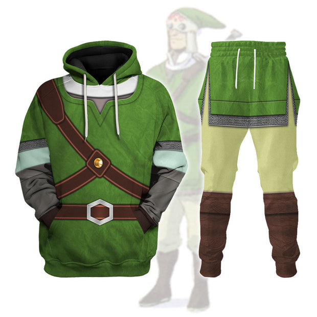 Knights of Skyloft Green Unisex Hoodie Sweatshirt T-shirt Sweatpants Cosplay ZDHS10 LOZD