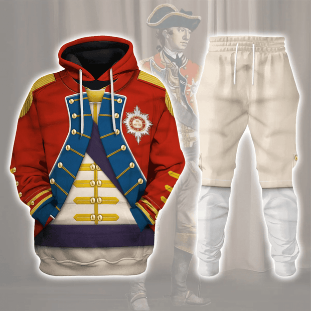 General Washington - The American Revolution Uniform All Over Print Hoodie Sweatshirt T-Shirt Tracksuit CSACW012