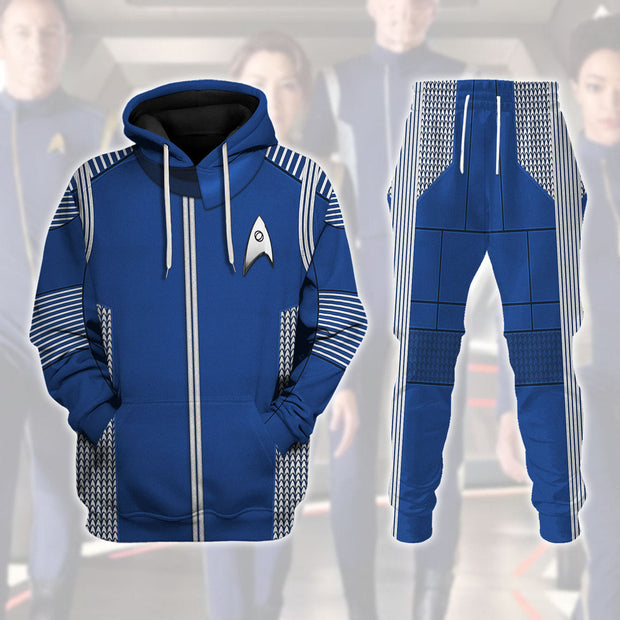 Discovery Uniform Silver Hoodie Sweatshirt T-Shirt Sweatpants Apparel STHS051 HSSK022