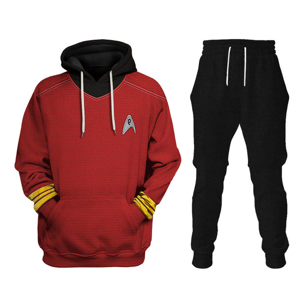 Into Darkness Red T-shirt Hoodie Sweatpants Apparel STHS070 HSSK031