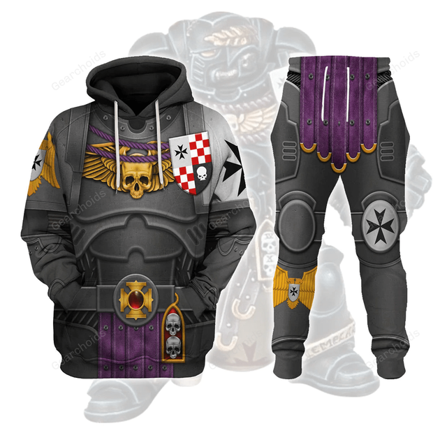 Warhammer Black Templars Captain - Costume Cosplay Hoodie Sweatshirt Sweatpants WHHS177 CSWRH177