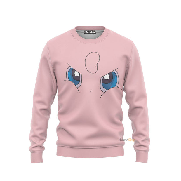 3D PoMo Jigglypuff Custom Cosplay Costume Sweatshirt QT207001Hf