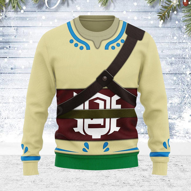 Skyloft Uniform Skyward Sword Themed Costume Unisex Christmas Wool Sweater QT312032 LOZD