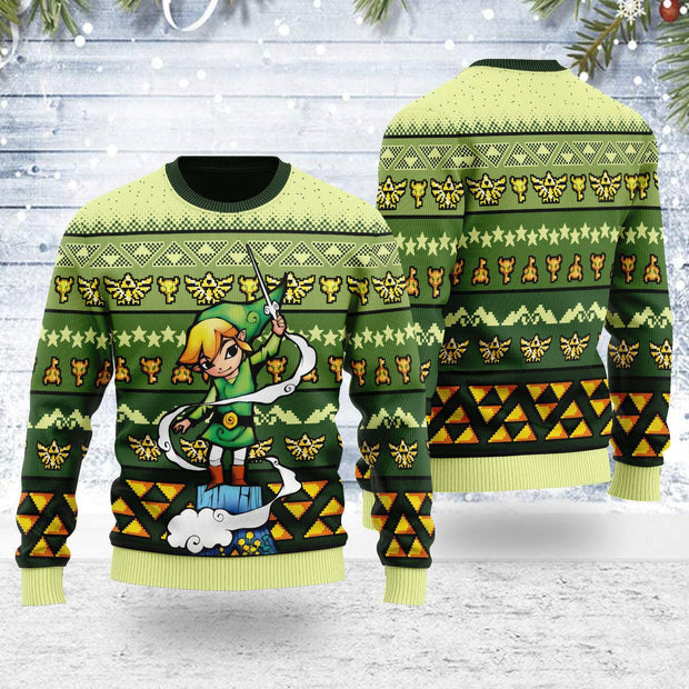 Christmas Sweater Art from The Wind Waker 05 UGLZD005 LOZD