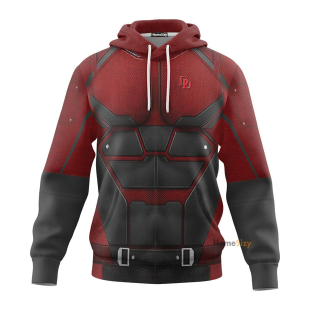 3D Daredevil Suit Custom Cosplay Costume Tshirt Hoodie 3D QT206250Hf