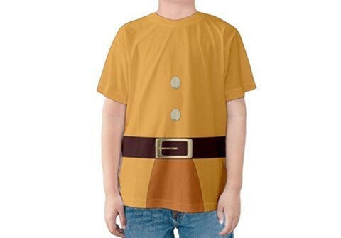 Kids Snow White Dwarfs Bashful T-Shirt for Boy - Bashful