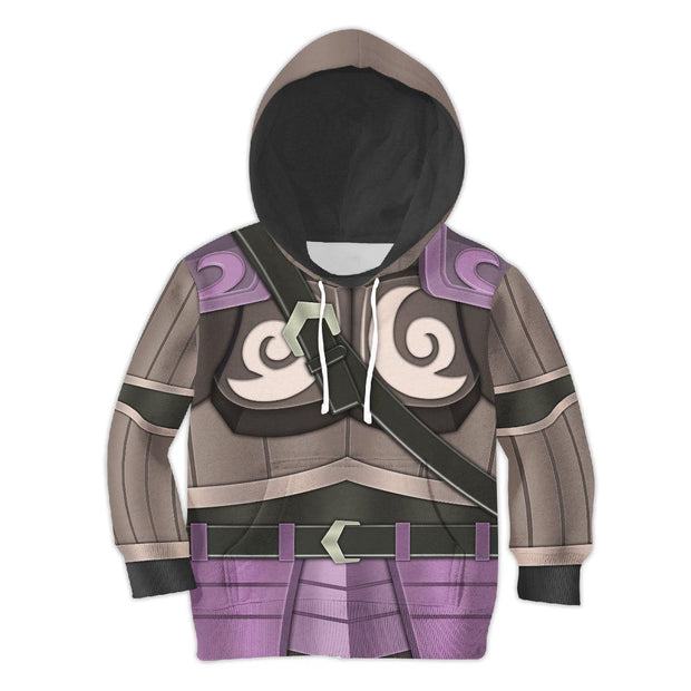 Phantom Armor - Tri Force Heroes Costume Kid Tops Hoodie Sweatshirt T-Shirt HSZD045 LOZD