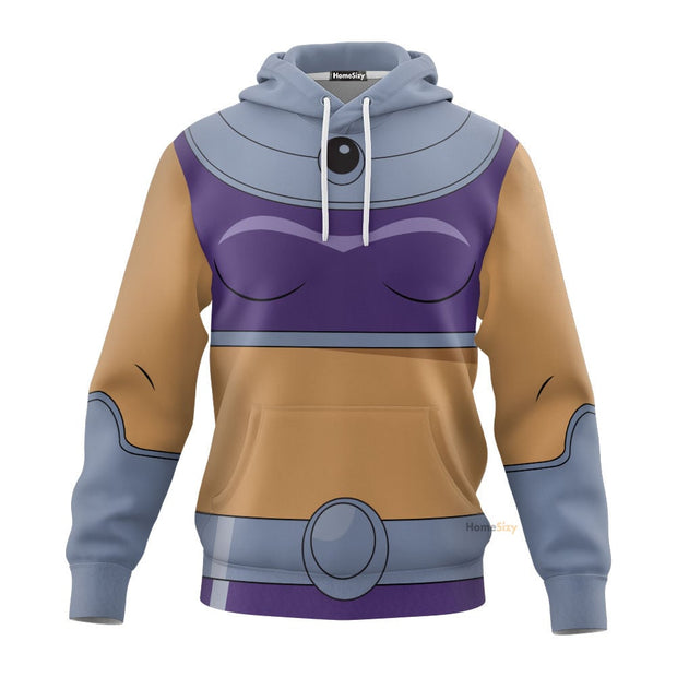3D Teen Titan Starfire Custom Cosplay Costume Hoodie QT210529Hf