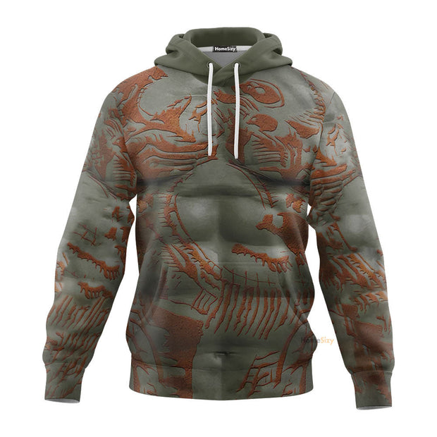 3D Guardian Of The Galaxy Drax The Destroyer Custom Cosplay Costume Hoodie QT207115Hc