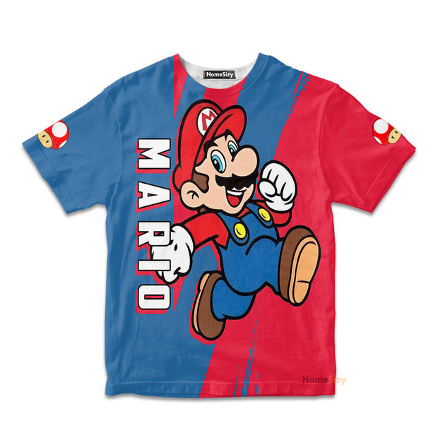 3D Happy Mrio Custom Cosplay Kid Tshirt QT301315Hg