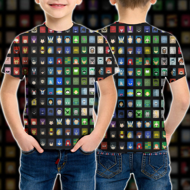 3D Avenger Shirts and Shorts Kid Tshirt QT211016