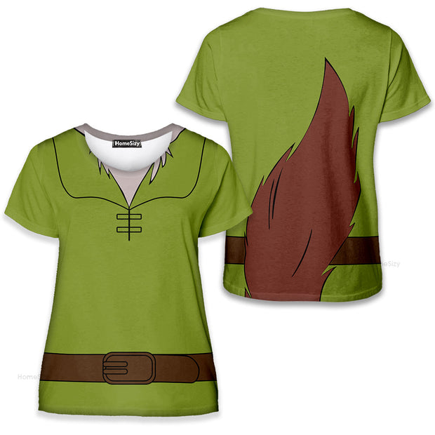 Robin Hood Cosplay Costume - 3D Tshirt
