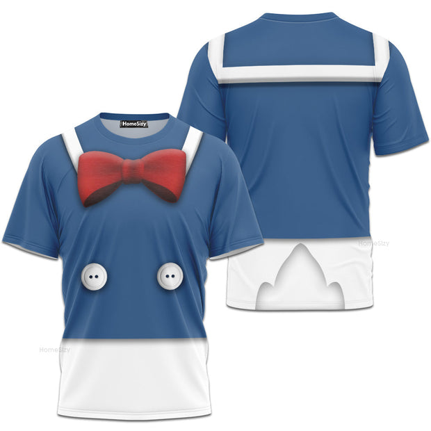 Donald Duck Disneyland Mickey Cosplay Costume - 3D Tshirt