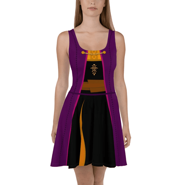 I Got You Anna Frozen Cosplay Costume - Skater Dress