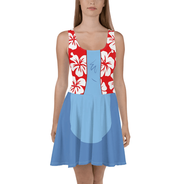 Stitch The 626 Cosplay Costume - Skater Dress