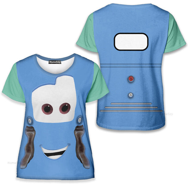 Guido Disney Cars Cosplay Costume - 3D Tshirt