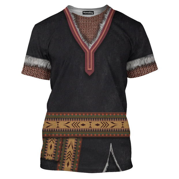 Kristoff Frozen 2 Cosplay Costume - 3D Tshirt