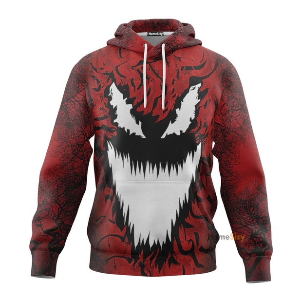 3D Carnage Tshirt Hoodie QT210627Hf