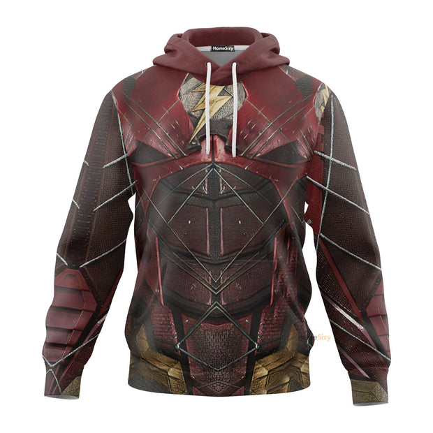 3D DC The Flash Suit Custom Cosplay Costume Hoodie QT206194Hf