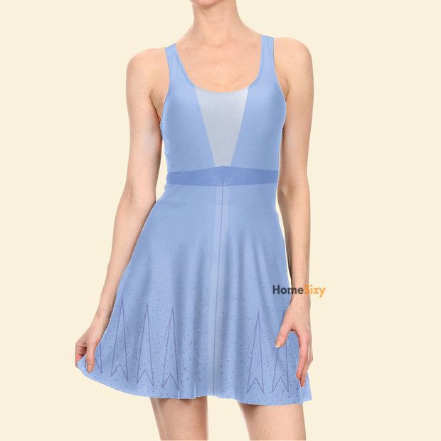 Frozen Movie Elsa Cosplay Costume - Skater Dress