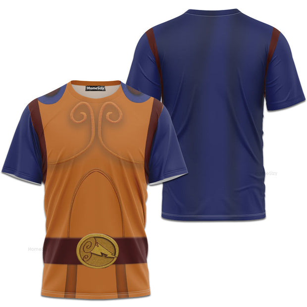 Hercules Cosplay Costume - 3D Tshirt